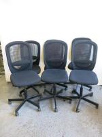 4 x Ikea Flintan 21136 Swivel Chairs.