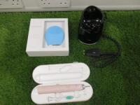 Foreo Luna 2 Facial Cleansing Massager (Boxed/New), Phillips Sonicare Toothbrush, Missing Power Supply & Braun Shaver Mains Adapter, Missing Shaver.