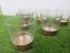 6 x Ketel One Vodka Glasses with Heavy Copper Bases. - 2