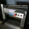 2 x Mono Mobile Stainless Steel Bread Slicers, Model FG122, Loaf Capacity 15", 240V, Untested For Spares Or Repair - 4