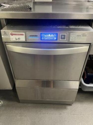 Winterhalter Glass Washer, Model UC-M Excellence i+, S/N 1208768, Size H82 x W60 x D65cm.