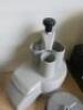 Quantity of Robot Coupe Equipment for Spares or Repair to include: 1 x R301 Ultra, 1 x J100 Ultra, Veg Slicer and 5 x Assorted Blades. - 4