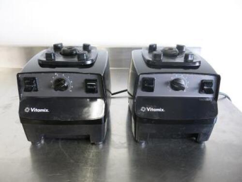 2 x Vitamix Commercial Blenders, Model Vita Prep 3. Comes with 1 Jug.