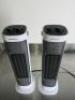 Pair of Challenge 2kw Oscillating Tower Fan Heater, Model DQ2117. - 3