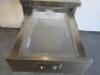 Stainless Steel Prep Table with Part Splashback, Drawer & Shelf Under with Bonzer Can Opener, Size H100 x W55 x D70cm. - 3