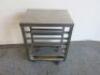 Stainless Steel 5 Rack Trolley, Size H70 x W54 x D40cm. - 3