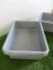 4 x Plastic Storage Trays, Size H14 x W53 x D38cm. - 2