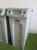 3 x Rubbermaid Waste Bins. - 2