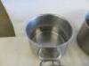 6 x Assorted Sized Stainless Steel Stew Pan/Stock Pot. - 4