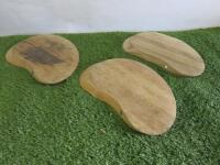 3 x Georg Jensen Wooden Bread/Cheese Boards.