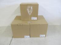 5 x Boxes of 6 Boxed/New John Jenkins & Sons Champagne Glasses, 150ml.