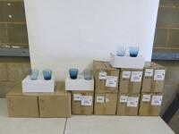 25 x Boxes of 6 Boxed/New Bilbao Blue de Roche Tumblers.