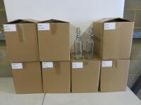 7 x Boxes of Aquavit Water Bottles to Include: 45 with Green Caps & 35 with Blue Caps.