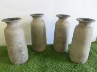 Set of 4 Daan Kromhout Vases, Size H41 cm.