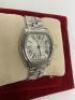 Cartier Roadster, Stainless Steel Ladies Wrist Watch, Water Resistant to 100m, S/N 235718BB 2675. Comes with Original Box. - 4