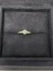 Diamond Solitaire, Estimated .50 carat set in White Metal (Believed to be Platinum) Ring Size I/J  in Presentation Box. - 2