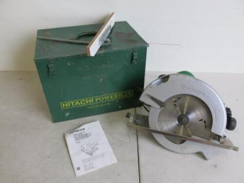 Hitachi Circular Saw, Model C9U. Comes with Metal Carry Case Box.