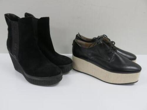 2 x Pairs of Calvin Klien Shoes to Include: 1 x Shanna & 1 x Natalye, Size 37.