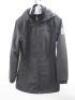 DKNY Hooded Black Lightweight Jacket, Size M.