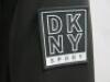 DKNY Hooded Black Lightweight Jacket, Size M. - 3