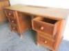 Pine Knee Hole Desk with 6 Draws. Size H78 x W136 x D50cm. - 4