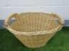 Wicker Wood Basket, Size H37 x W65 x D50cm. - 2