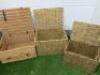 4 x Assorted Sized Wicker Baskets with Lids. - 2