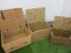 4 x Assorted Sized Wicker Baskets with Lids. - 3