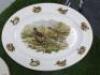 5 x Assorted Sized Ceramic Platers with Game Birds. - 4