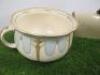 Royal Doulton Chamber Pot & Stoneware Bottle. - 2