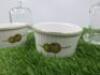 2 x Cheese Glass Bell with Bases & 2 x Royal Worcester Fine Porcelain Ramekin Dishes. - 3