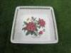 3 x China Fruit Dishes and a China Spirits Plaque. - 4