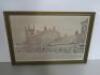 Framed & Glazed J Ferguson Print Depicting Church Street Preston 1853, Size 34 x 50cm.