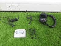 LOT WITHDRAWN: Sony Walkman, Model WM-FX477 & Alienware Headphones.