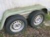 Brenderup 2500kg Twin Wheel Box Trailer 12ft x 5.5ft with Ball Hitch, Model 17P. Condition As Viewed. - 10