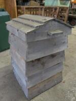 LOT WITHDRAWN Woods Sectional Beehive. Size H100cm.