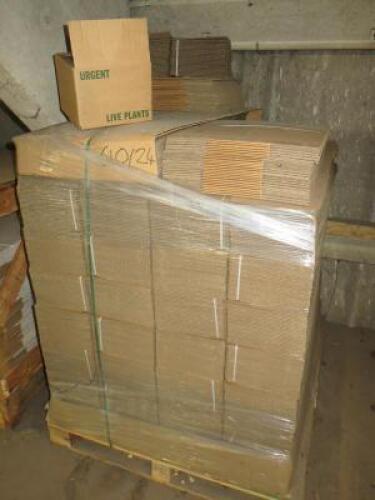 Pallet of Approx 1000, 610/24 Cardboard Boxes. Size 230 x 230x 170mm.