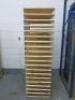 Wood & Metal Double Depth Wine Rack, Size H184 x W80 x D54cm. Holds 304 Bottles. - 4