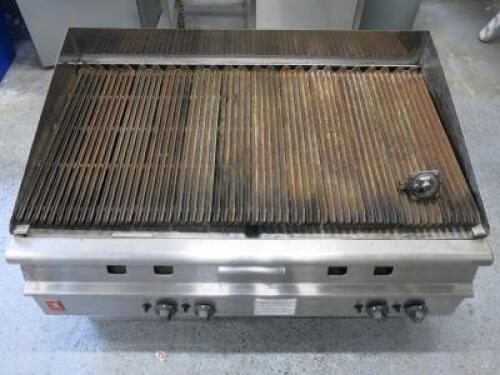 Falcon Chargrill, Model G31225, S/N F637653, Size H44 x W120 x D80cm.