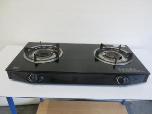 NJ Gas Stove with 2 Burners, Model NGB-S2