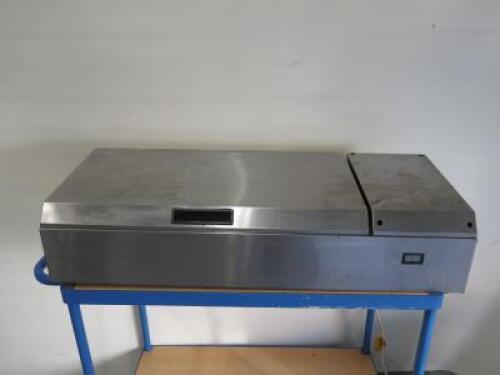 Williams Table Top Refrigeration Salad/Garnish Preparation Station, Model TW9 R1, S/N 1211/664090, Size H23 x W97 x D38cm.