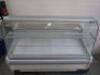 Igloo Serve Over Counter with Front Glass, Model Monika 2/1.3WG, S/N NS-007138, Size H122 x W130 x D83cm. - 2