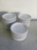 55 x Simply Vitrified Hotel ware 23cm White Plates.