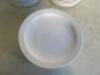 55 x Simply Vitrified Hotel ware 23cm White Plates. - 4