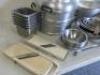 51 x Stainless Steel & Aluminium Kitchen Accessories to Include: 16 x GN Containers, 27 x Assorted Sized Mixing Bowls, 2 x Colander's, 1 x Steamer, 3 x Sieves & 2 x Mandolin Slicers. - 2