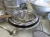51 x Stainless Steel & Aluminium Kitchen Accessories to Include: 16 x GN Containers, 27 x Assorted Sized Mixing Bowls, 2 x Colander's, 1 x Steamer, 3 x Sieves & 2 x Mandolin Slicers. - 5