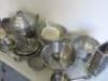 51 x Stainless Steel & Aluminium Kitchen Accessories to Include: 16 x GN Containers, 27 x Assorted Sized Mixing Bowls, 2 x Colander's, 1 x Steamer, 3 x Sieves & 2 x Mandolin Slicers. - 10