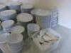 Approx 287 Assorted Branded White Crockery to Incldue: Olympia, Athena, Royal Porcelain & Cameo: 46 x 25cm Plates, 40 x 20cm Plates, 25 x 26cm Plates, 10 x 20cm Bowls, 30 x 17cm Bowls, 19 x13cm Bowls, 27 x 15cm Saucers, 40 x Small Dipping Bowls & 50 x Spo - 4