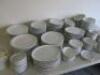 Approx 287 Assorted Branded White Crockery to Incldue: Olympia, Athena, Royal Porcelain & Cameo: 46 x 25cm Plates, 40 x 20cm Plates, 25 x 26cm Plates, 10 x 20cm Bowls, 30 x 17cm Bowls, 19 x13cm Bowls, 27 x 15cm Saucers, 40 x Small Dipping Bowls & 50 x Spo - 11