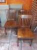 4 x Assorted Wooden Dining Chairs